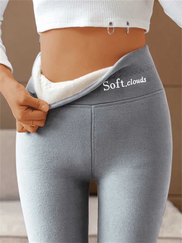 Women's Winter Fleece Trousers - Warm Body-Hugging Leggings