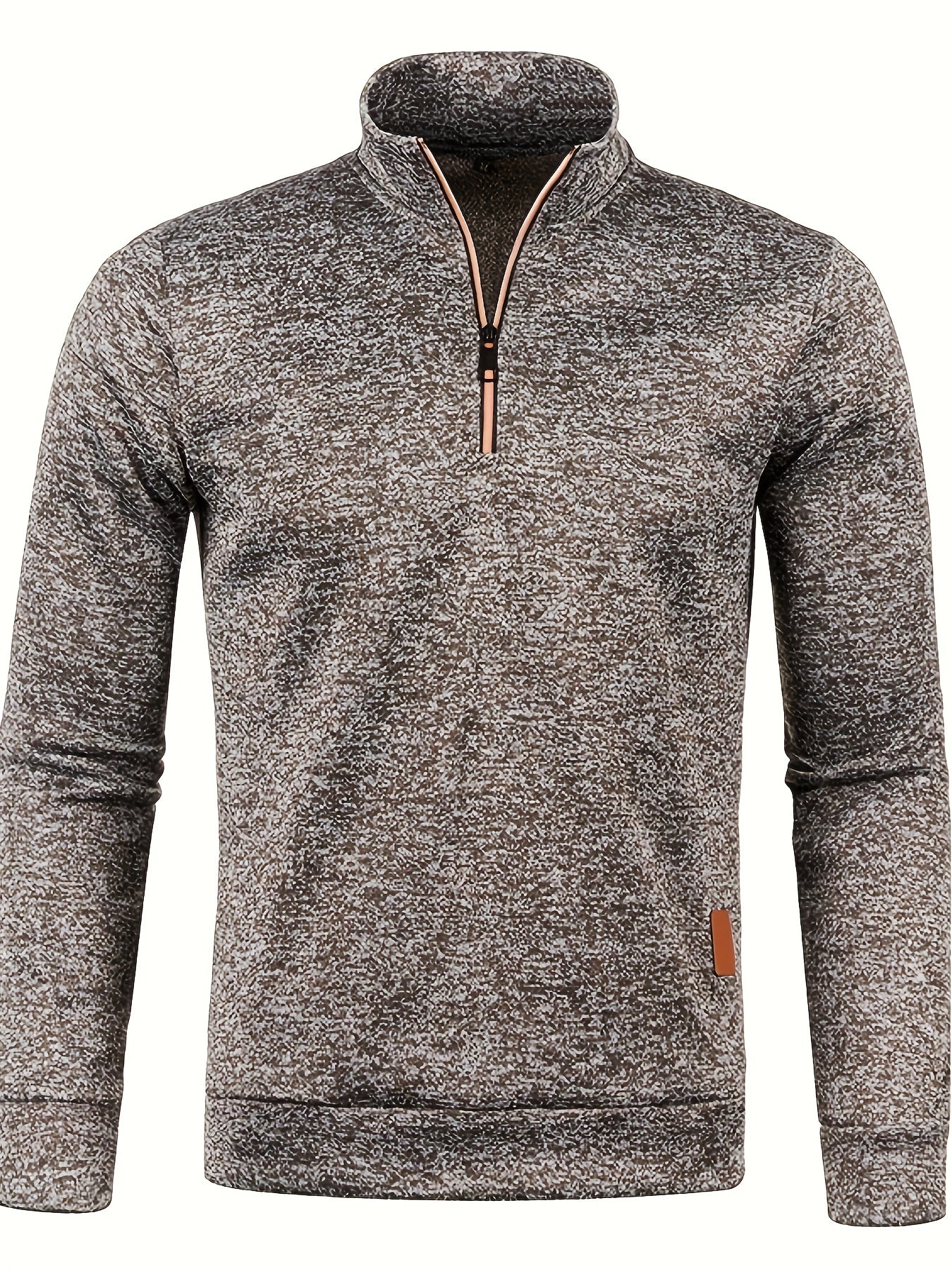 Men's Warm Zipper Winter Sweater