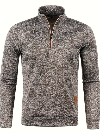 Men's Warm Zipper Winter Sweater