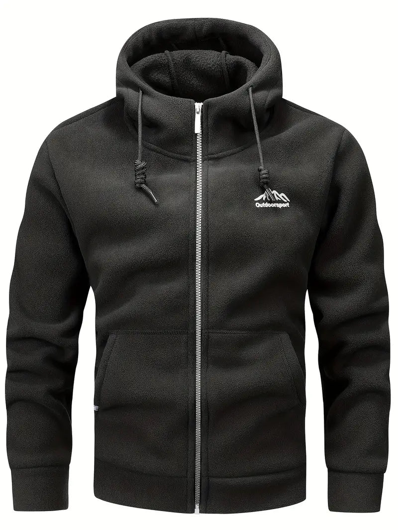 Men's Warm Hooded Fleece Jacket