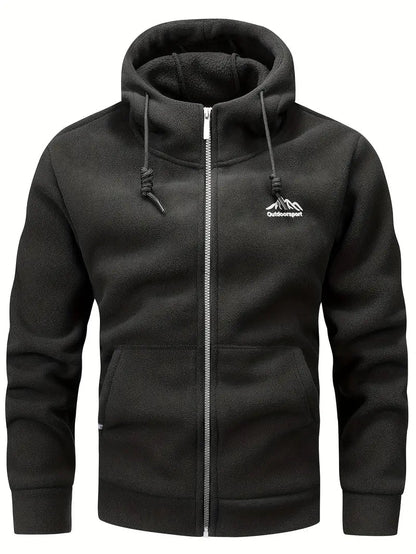 Men's Warm Hooded Fleece Jacket