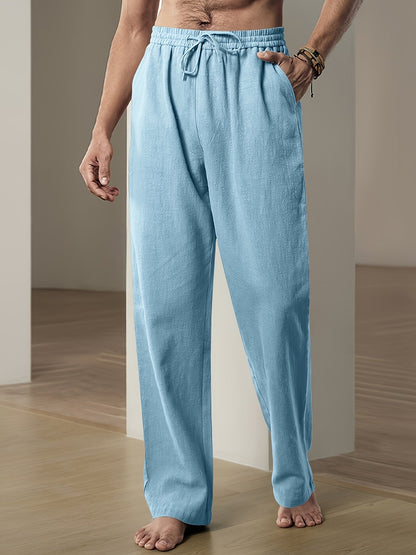 Comfortable Men's Casual Loose Trousers with Drawstring