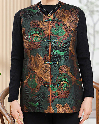 Retro Dress Floral Embroidery Exotic Elegant