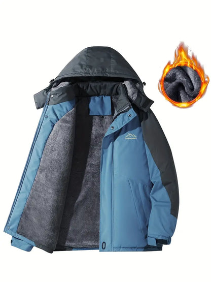 Men's Warm Waterproof Insulated Winter Jacket