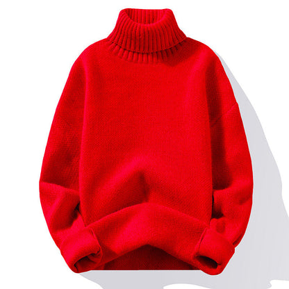 Soft Knit Turtleneck Dress