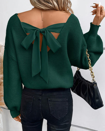 Elegant Clothing | Backless Summer Dress V-Neck
