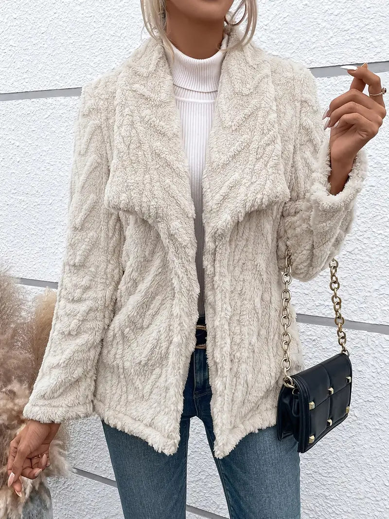 Women's Fleece Jacket Loose Fit Warm
