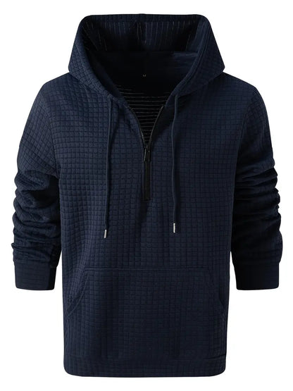 Men's Lightweight Waffle Hoodie Sporty