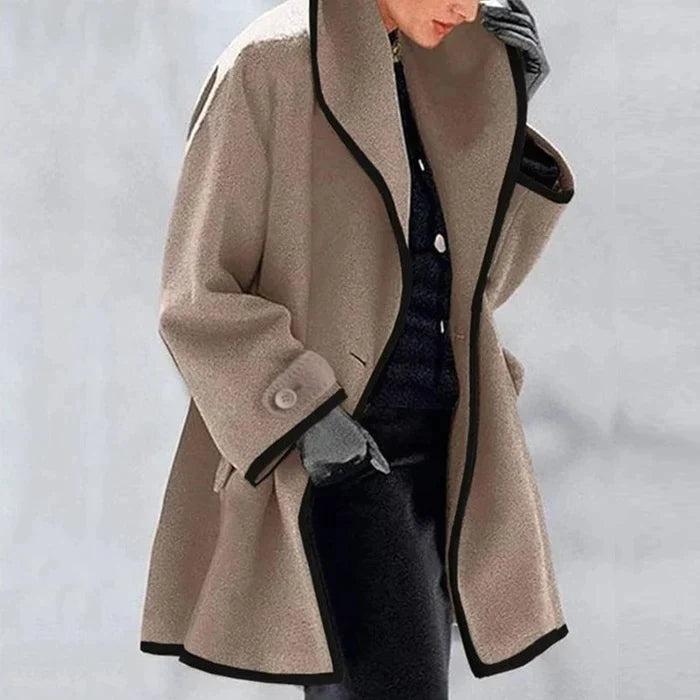 Autumn Winter Coat Wool Blend Women
