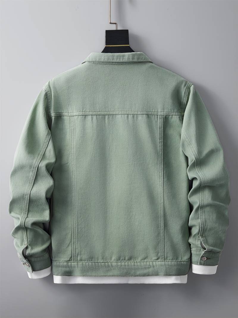 Herren Jacke Leder Modern Casual - IdealeKleiden