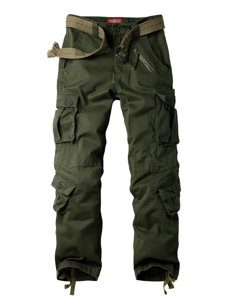 Men's Casual Cargo Trousers Comfortable Leisure