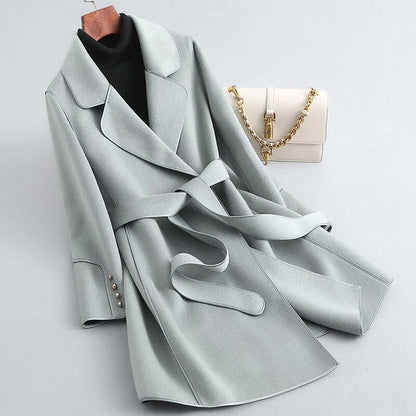 Women's Long Elegant Wool Winter Coat