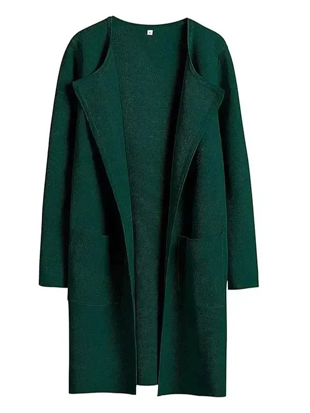 Women's Coat Knee-Length Loose Fit