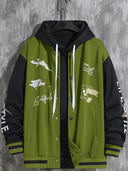 Men's Casual Sports Baseball Jacket