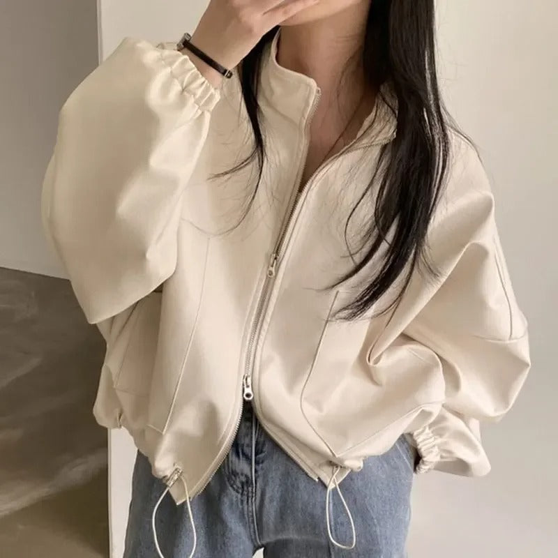 Maßgeschneiderte Lederjacke HipHop Style - IdealeKleiden