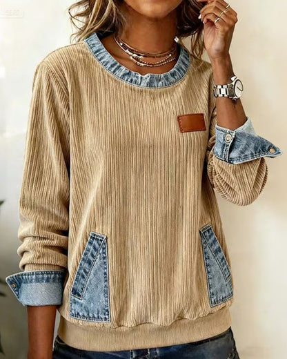 Stylish Denim Shoulder Bag Lightweight Casual
