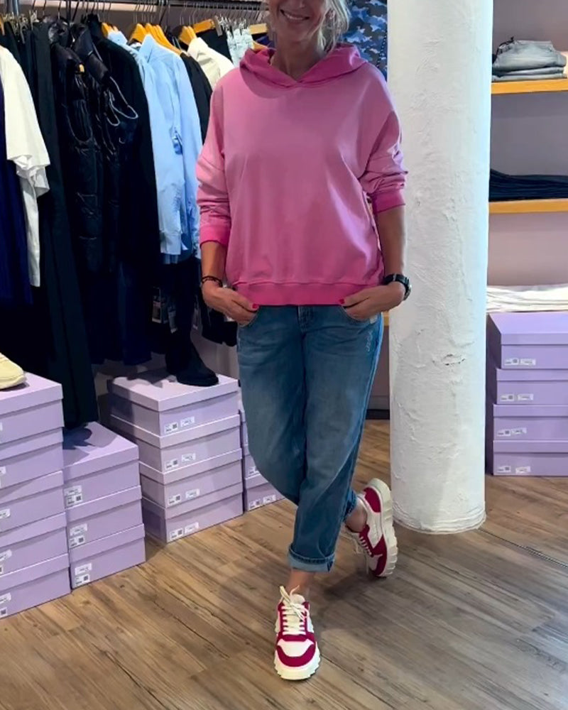 Gradient Hoodie Trendy Women's Clothing