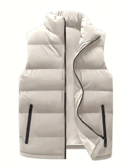Men's Quilted Winter Vest Warm Insulated