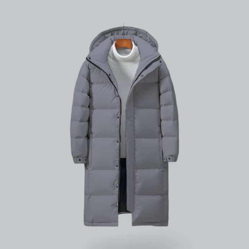 Men's Winter Parka Long-Sleeve Warm Insulated Coat
