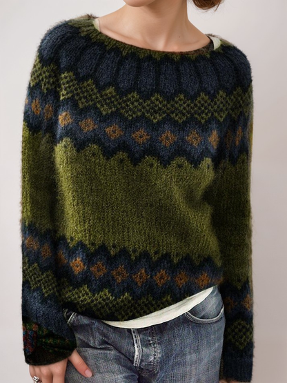Nordic Cardigan Soft Woolly Elegant Design