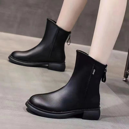 Practical Women's Winter Boots Zipper at the Back