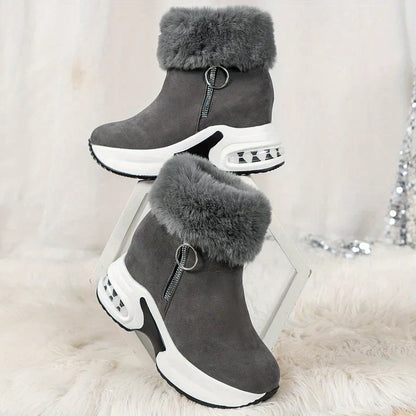 Weiche Damenstiefel Warm Gefüttert