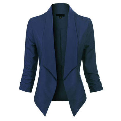Elegant Women's Long-Sleeve Blazer Model