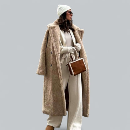Women's Teddy Long Faux Fur Coat