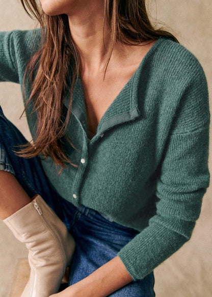 Chunky knit cardigan Comfortable
