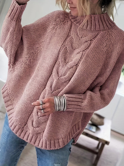 Comfortable Chunky Knit Pullover Cozy