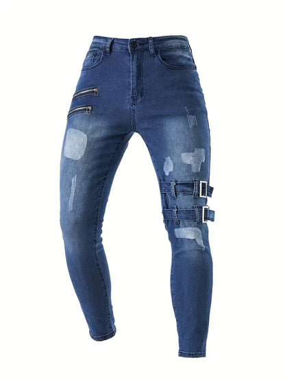 Men's Biker Jeans Cool Relaxed Fit