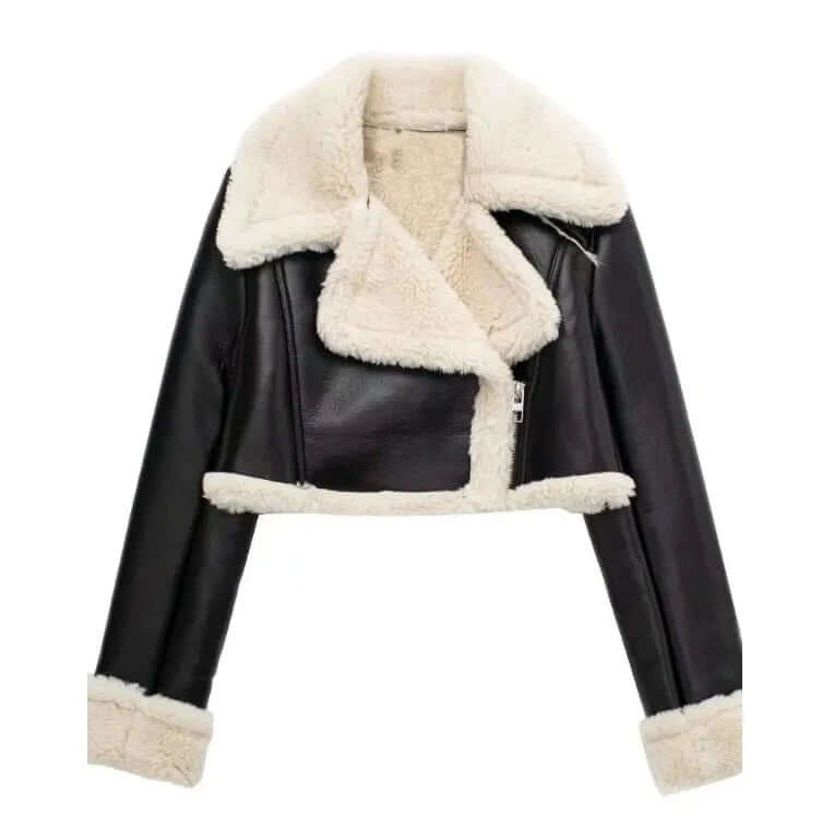 Women's Fleece Jacket Short Warm