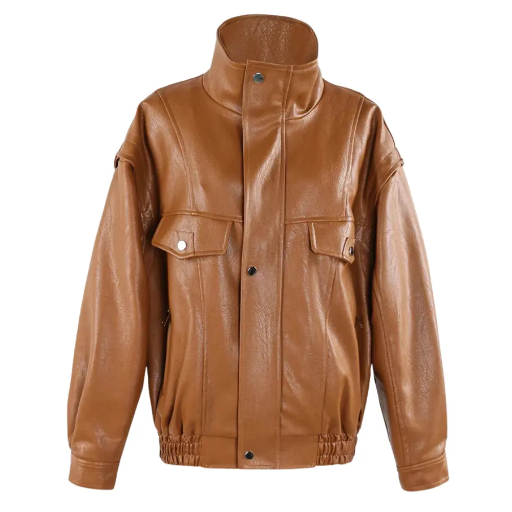 Women's Elegant Quilted Leather Jacket