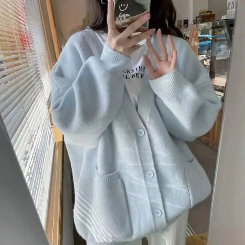 Stylish Cardigan with Buttons for Women
