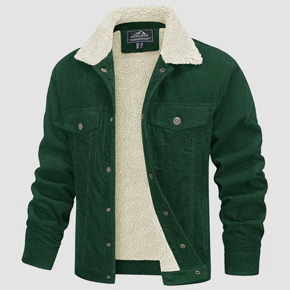 Herren Cordjacke Warm Bequem