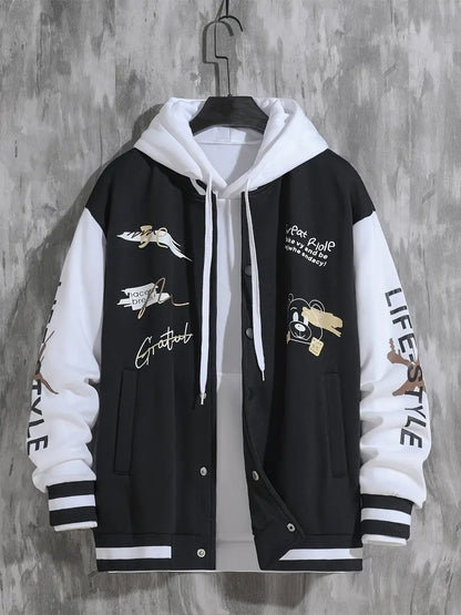 Men's Casual Sports Baseball Jacket