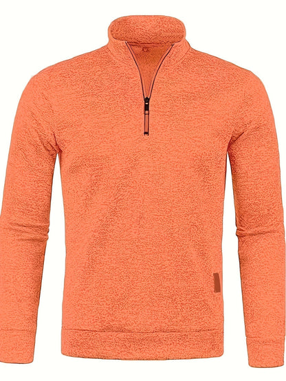 Men's Warm Zipper Winter Sweater