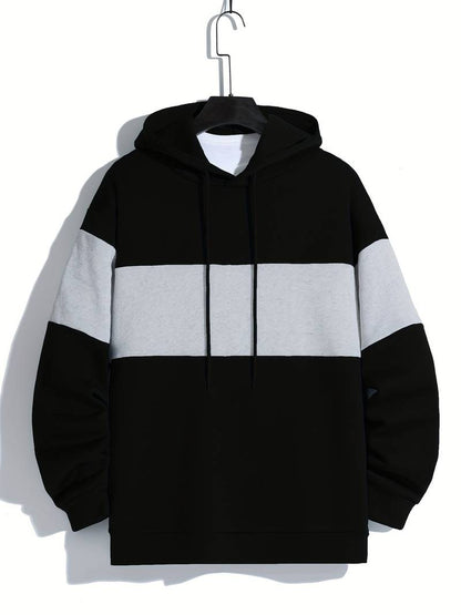 Men's Casual Hooded Long-Sleeve Sweater