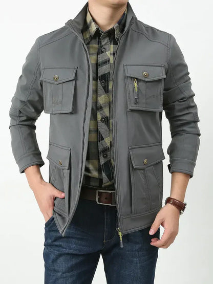 Herren Outdoorjacke Wetterfest Nylon Robust - IdealeKleiden