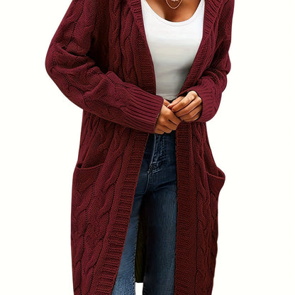 Women's Long Elegant Hooded Jacket