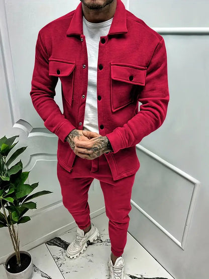 Men's 2-piece Leather Jacket Lacing