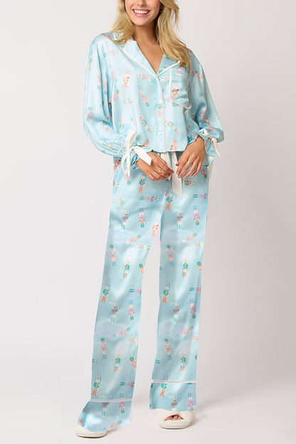 Christmas Outfit: Long Sleeve Top and Elastic Pants Set