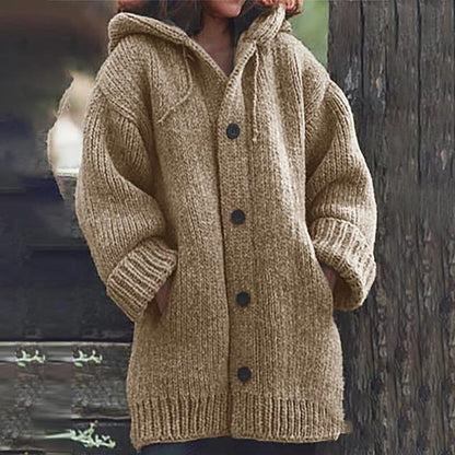 Long Winter Jacket With Hood