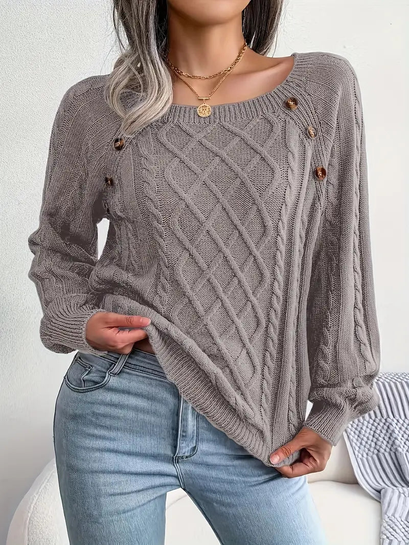 Women's Casual Crew Neck Pullover