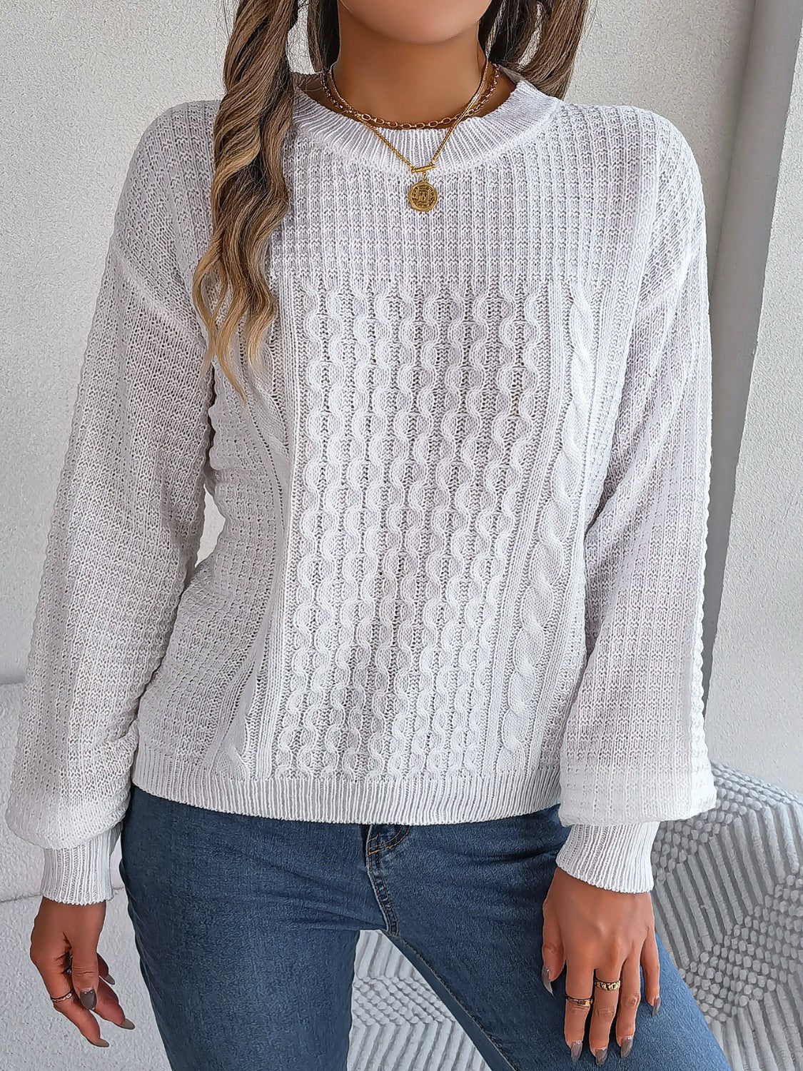 Soft Crew Neck Women's Sweater