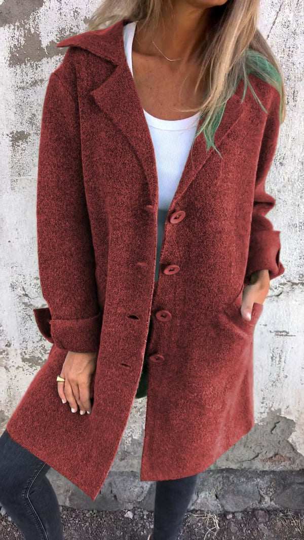 Women's Classic Elegant Warm Wool Coat