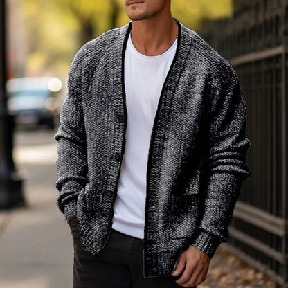 CALVIN - Elegant Men's Wool Sweater Italian Modern
