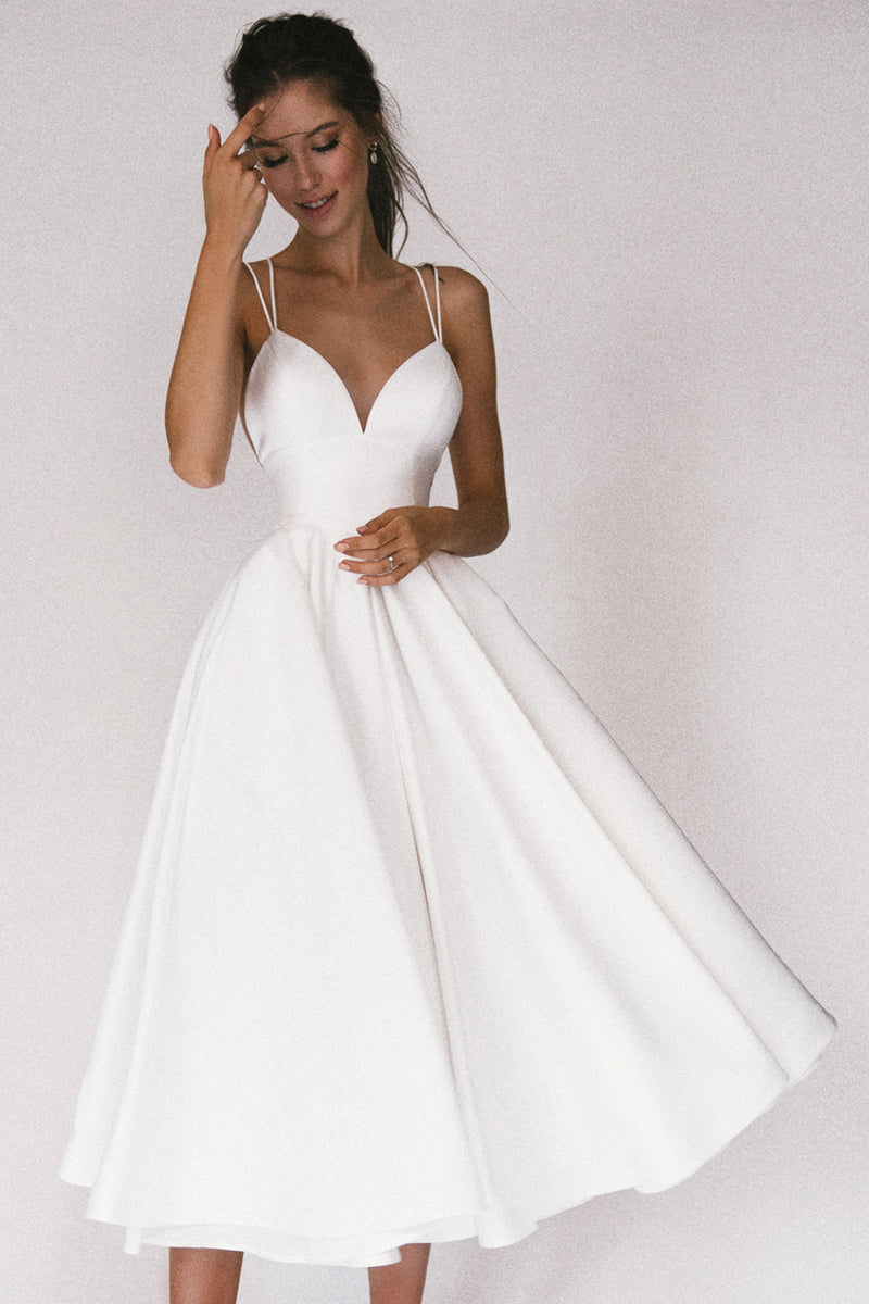 Elegant Women's Dress V-Neck Modern