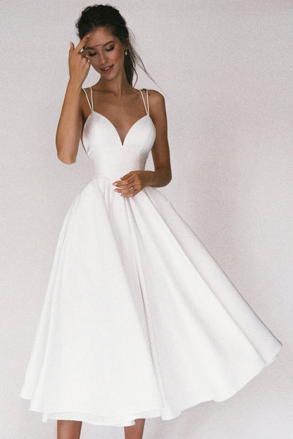 Elegant Women's Dress V-Neck Modern