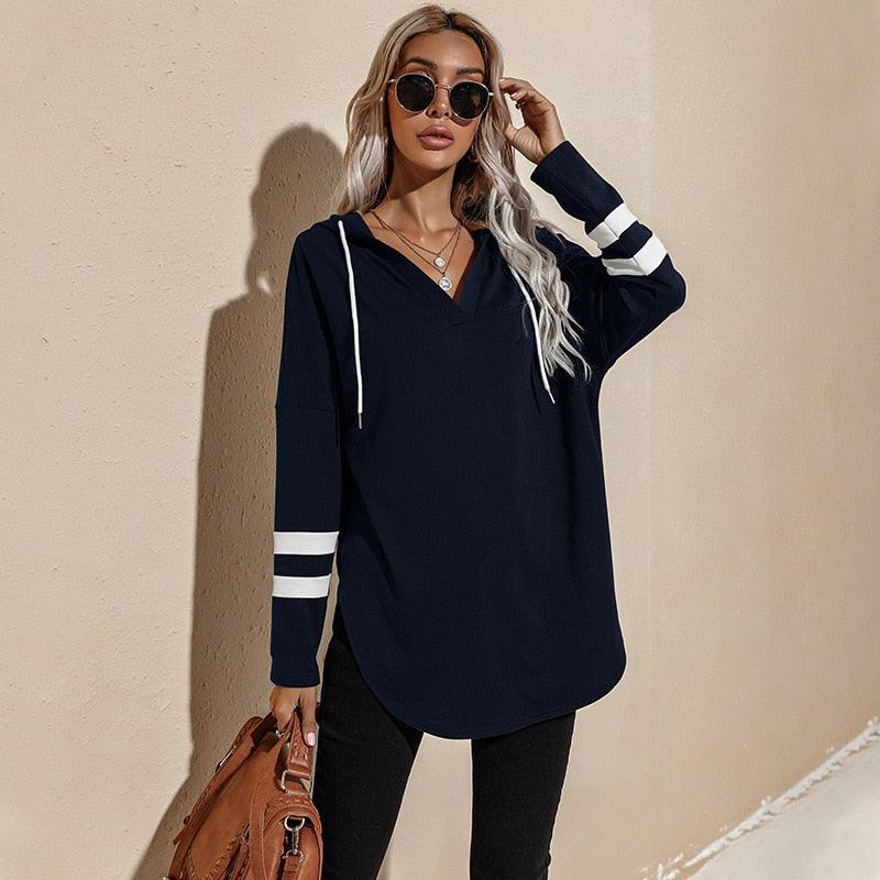 Großer Damen Hoodie Oversized Style - IdealeKleiden
